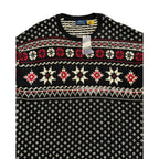 Polo Ralph Lauren Men's XXL Snowflake Cotton Cashmere Sweater Black