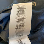 Michael Kors Polo Hoodie Shirt Men's Small Pima Cotton Stretch Ocean Blue