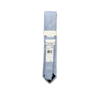 Calvin Klein Necktie Silk Blend Classic Width and Length Blue Check