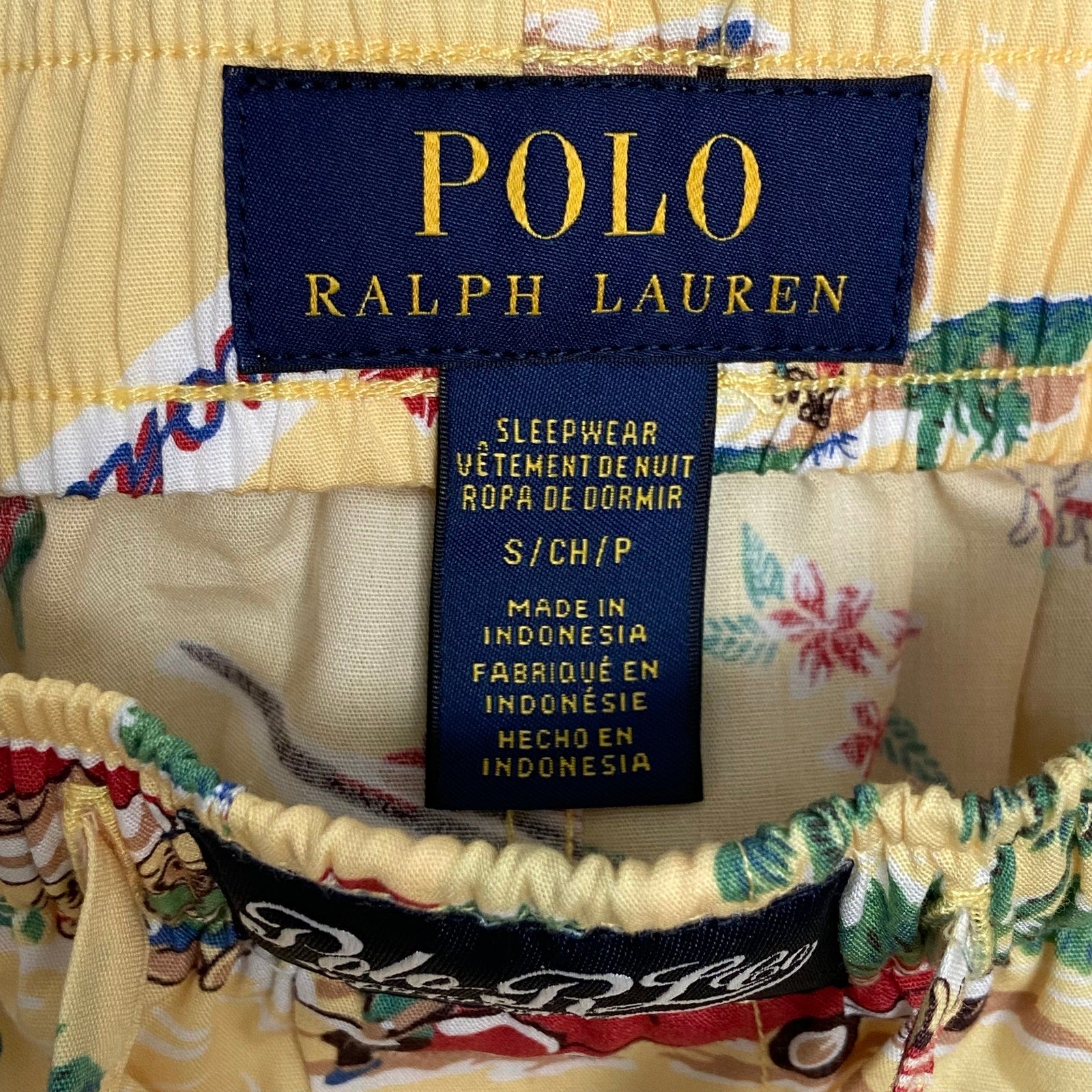 Polo Ralph Lauren Sleepwear Shorts Men's Small Tropical Drawstring Waist