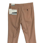 Perry Ellis Portfolio Pants Men's 33"x32" Slim Fit Dress Pant Stretch Salmon
