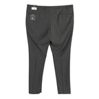Daniel Cremieux Dress Pant Men's 46R Traveler Raw Hem Comfort Waistband Grey