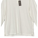 Michael Kors Polo Hoodie Shirt Men's X-Large Pima Cotton Stretch Ocean White