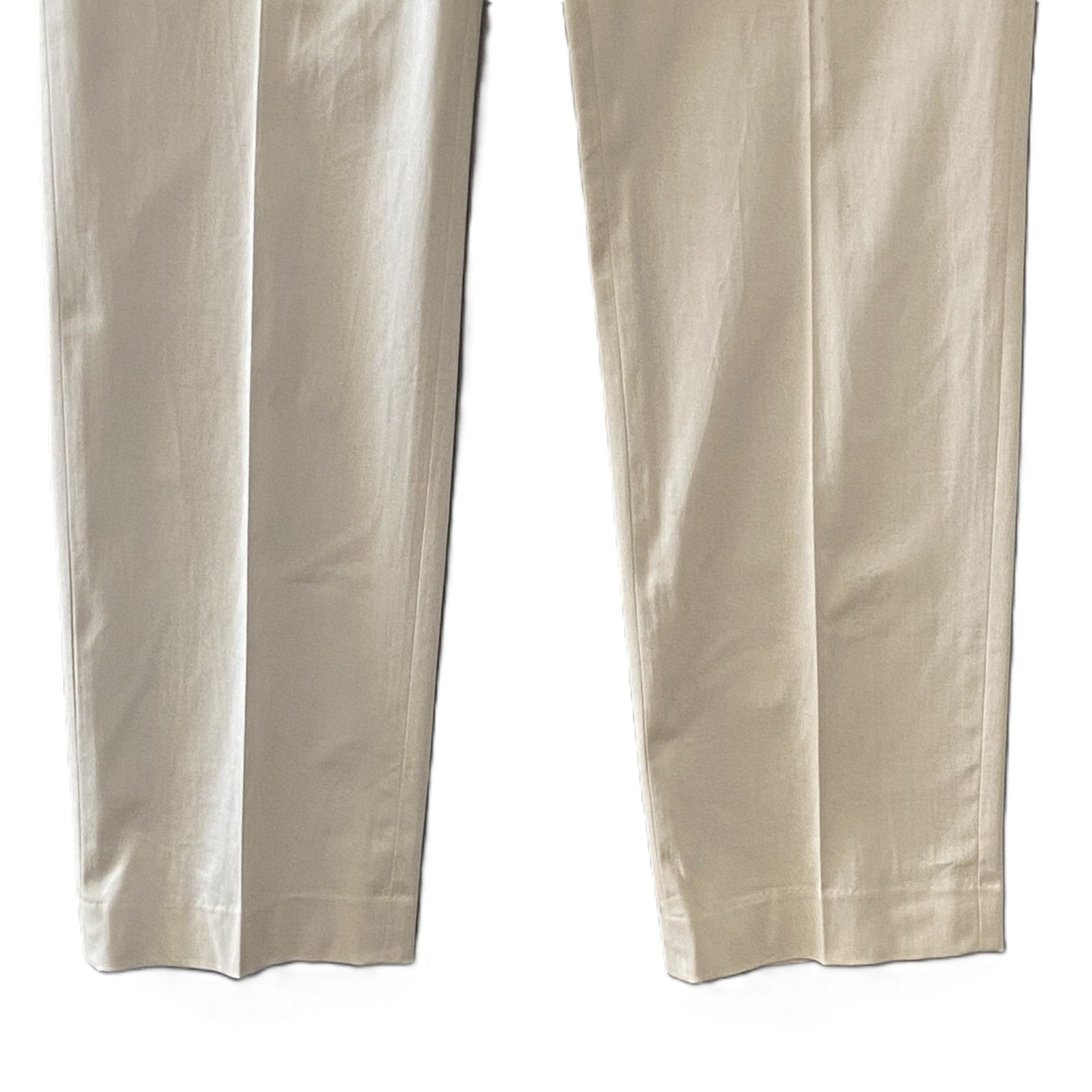 Murano Dress Pants Men's 32x34 Alex Slim Fit Flat Front Solid Cream