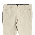 Michael Kors Men's 38x32 Parker Slim Fit Stretch Denim Pants Beige