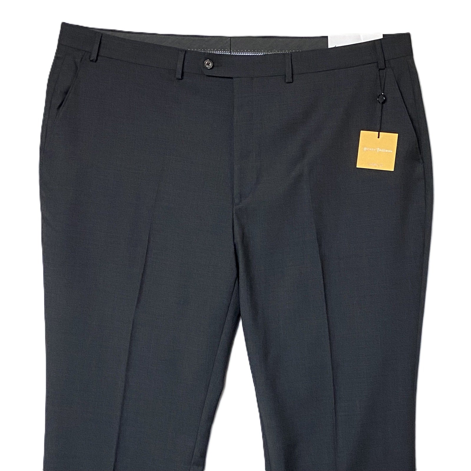 Hickey Freeman Dress Pant Men's 44W Dress Pant Classic Fit Wool Charcoal