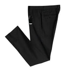 Armani Exchange Dress Pant Men's 34W Flat Front Raw Hem Stretch Wool Gray NEW