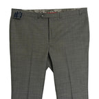 Daniel Cremieux Dress Pant Men's 46L Traveler Raw Hem Comfort Waist Gray