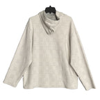 Daniel Cremieux 38 Hoodie Men's XXL Drawstring Hood Lt Grey Heather Check