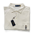 Polo Ralph Lauren Shirt Men's 4XLT Polo Bear Knit Short Sleeve Polo White