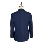 Michael Kors Men's 38 Regular Sport Coat Stretch Blue Herringbone