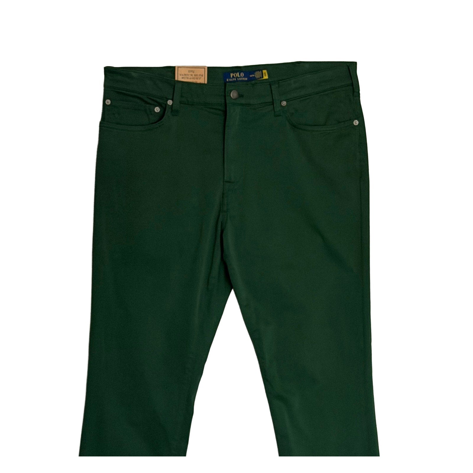 Polo Ralph Lauren Pants Men's 36"x34" Varick Slim Straight 5-Pocket Green