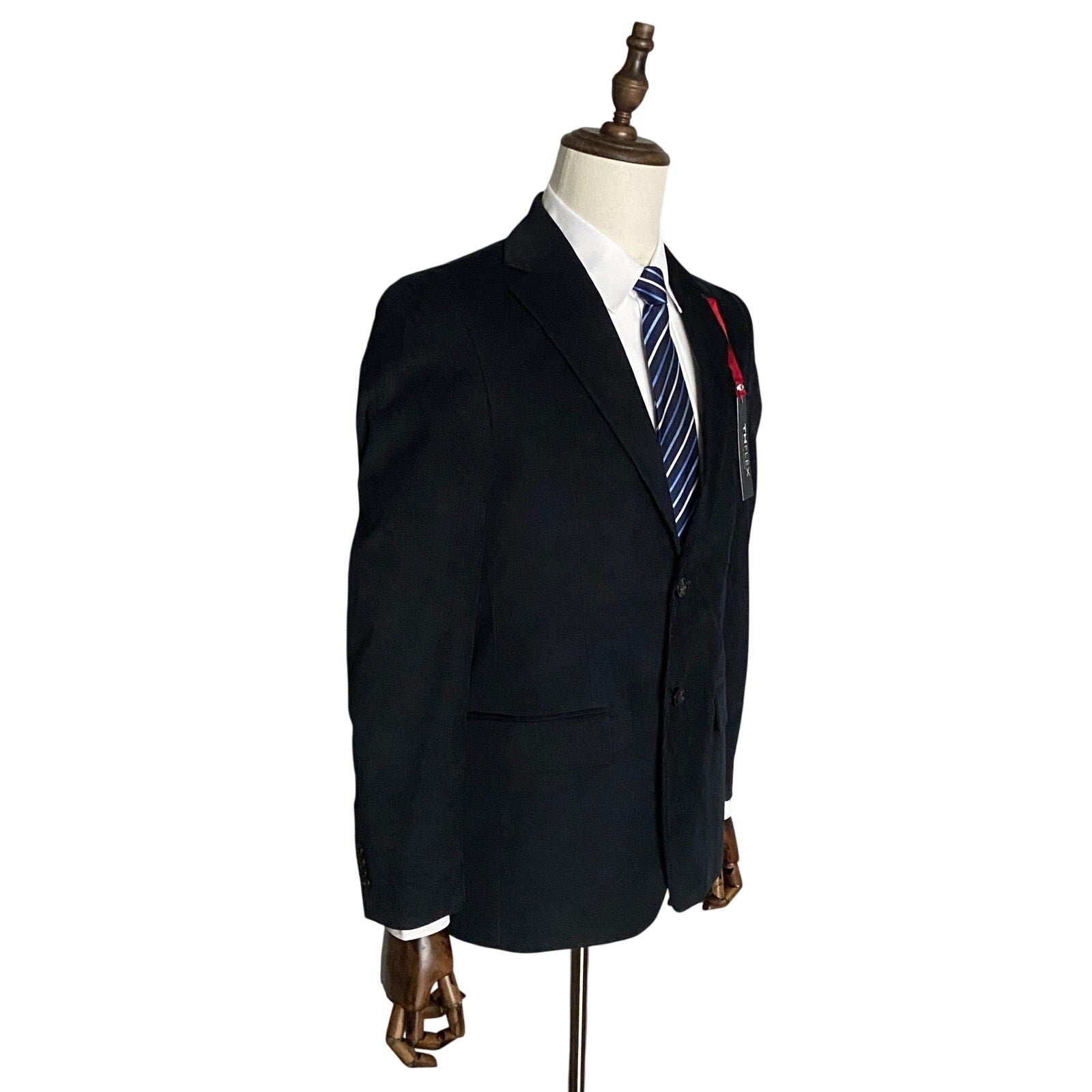 Tommy Hilfiger Sport Coat Men's 38 Short Conrad Navy Blue Corduroy