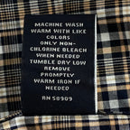 Hart Schaffner Marx Sleepwear Men's Large Pajama Set Brown Plaid