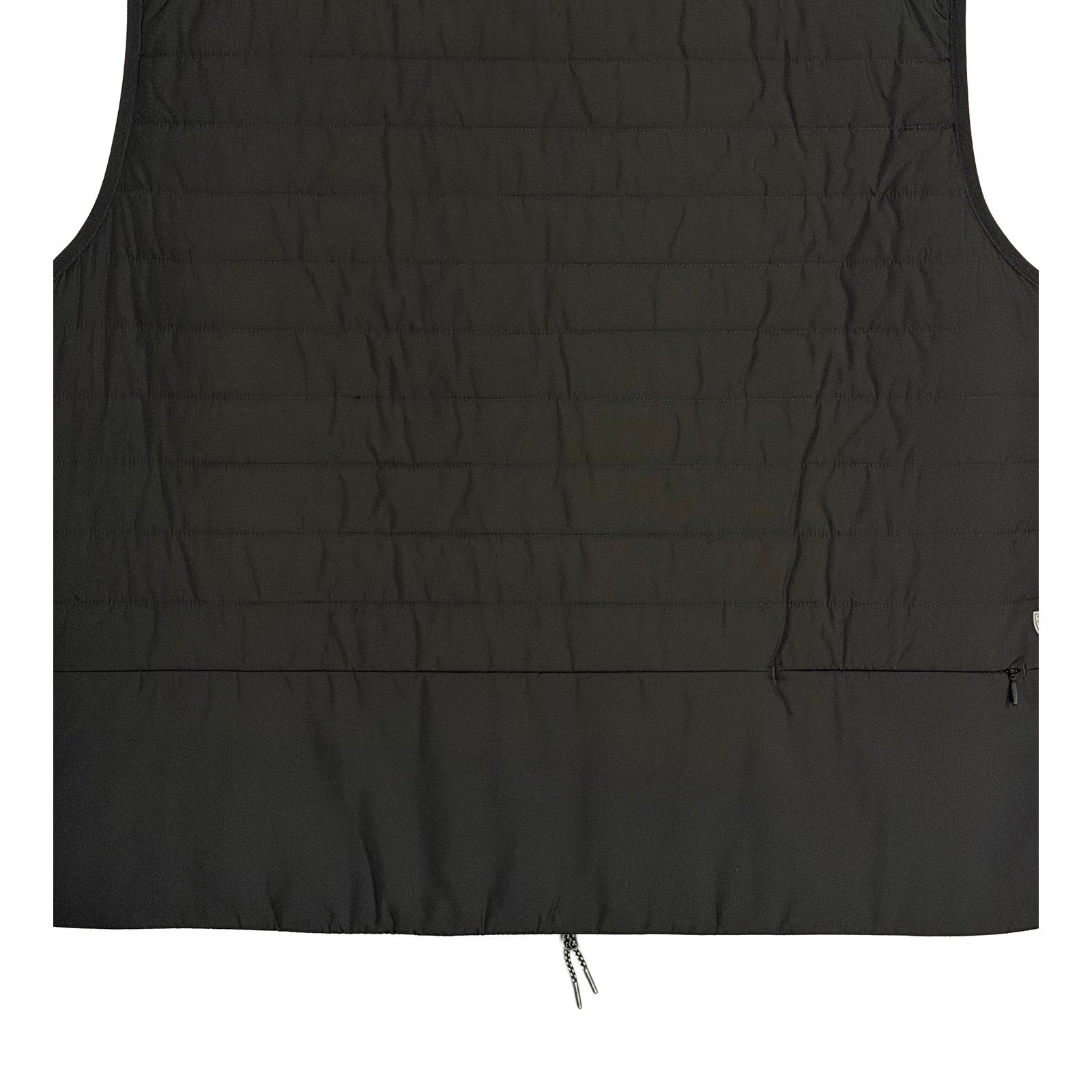 Daniel Cremieux Reversible Vest Men's XXL Full Zip Mock Neck Black Grey