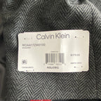 Calvin Klein Sport Coat Slim-Fit Wool Black/White Herringbone Men's 40 Long