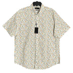 Quieti Shirt Men's XL Short Sleeve Button-Down Shirt Beach Them Print