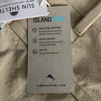 Tommy Bahama Men's 46RG x 10 "Chip Shot Short" Fog Beige 5-Pocket Stretch