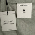 Calvin Klein Dress Pant Men's 34"x32" Slim Fit Jace Flat Front Stretch Taupe