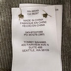 Tommy Bahama Flannel Shirt Men's XL "Fireside Palm Springs" Stretch Tea Leaf