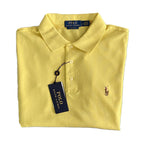 Polo Ralph Lauren Shirt Men's Large Classic Fit Short Sleeve Polo Yellow