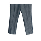 Perry Ellis Portfolio Pants Men's 33"x30" Modern Fit Linen Blend Blueprint