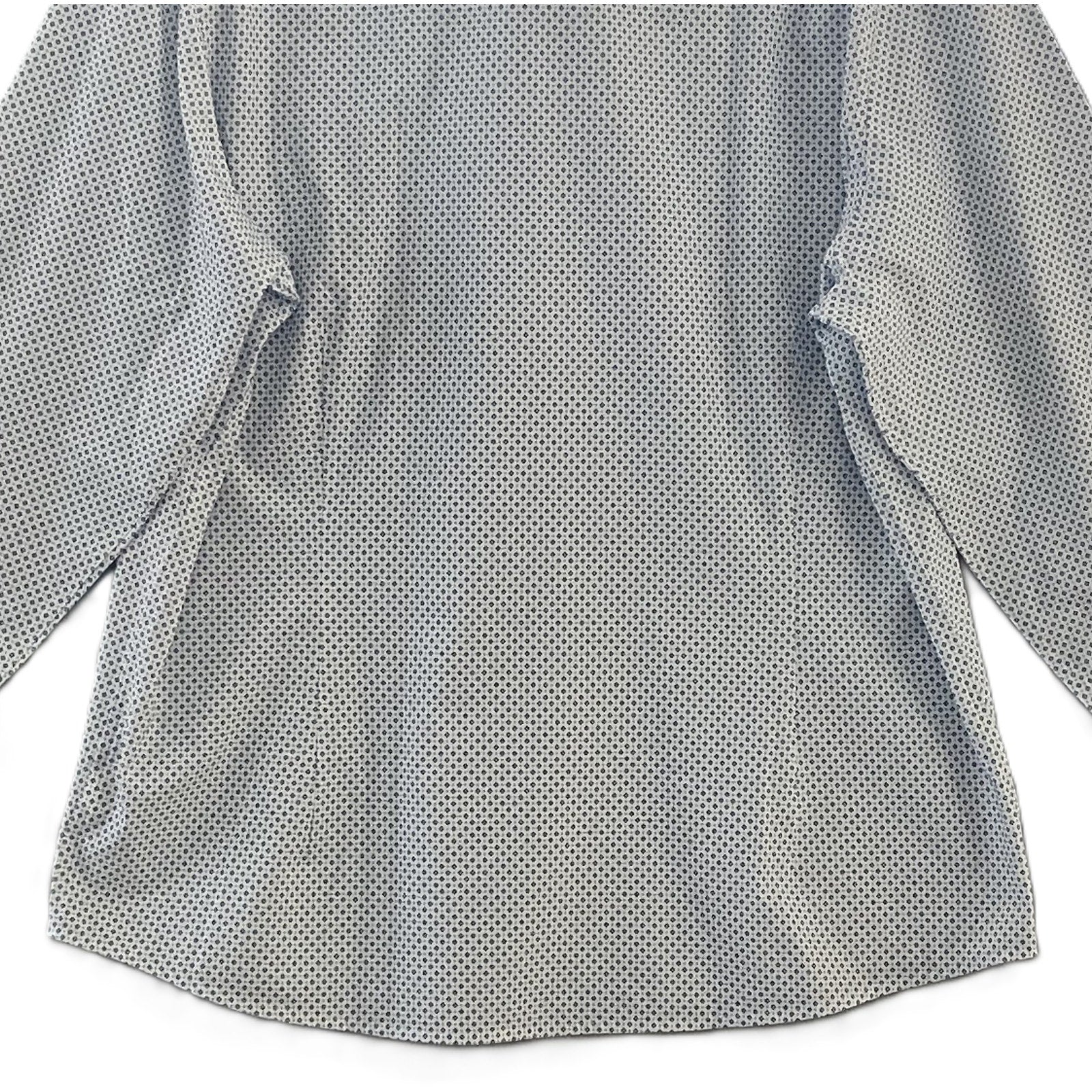 Mizzen+Main Shirt Men's Medium Leeward Classic Fit No Tuck Diamond Mosaic