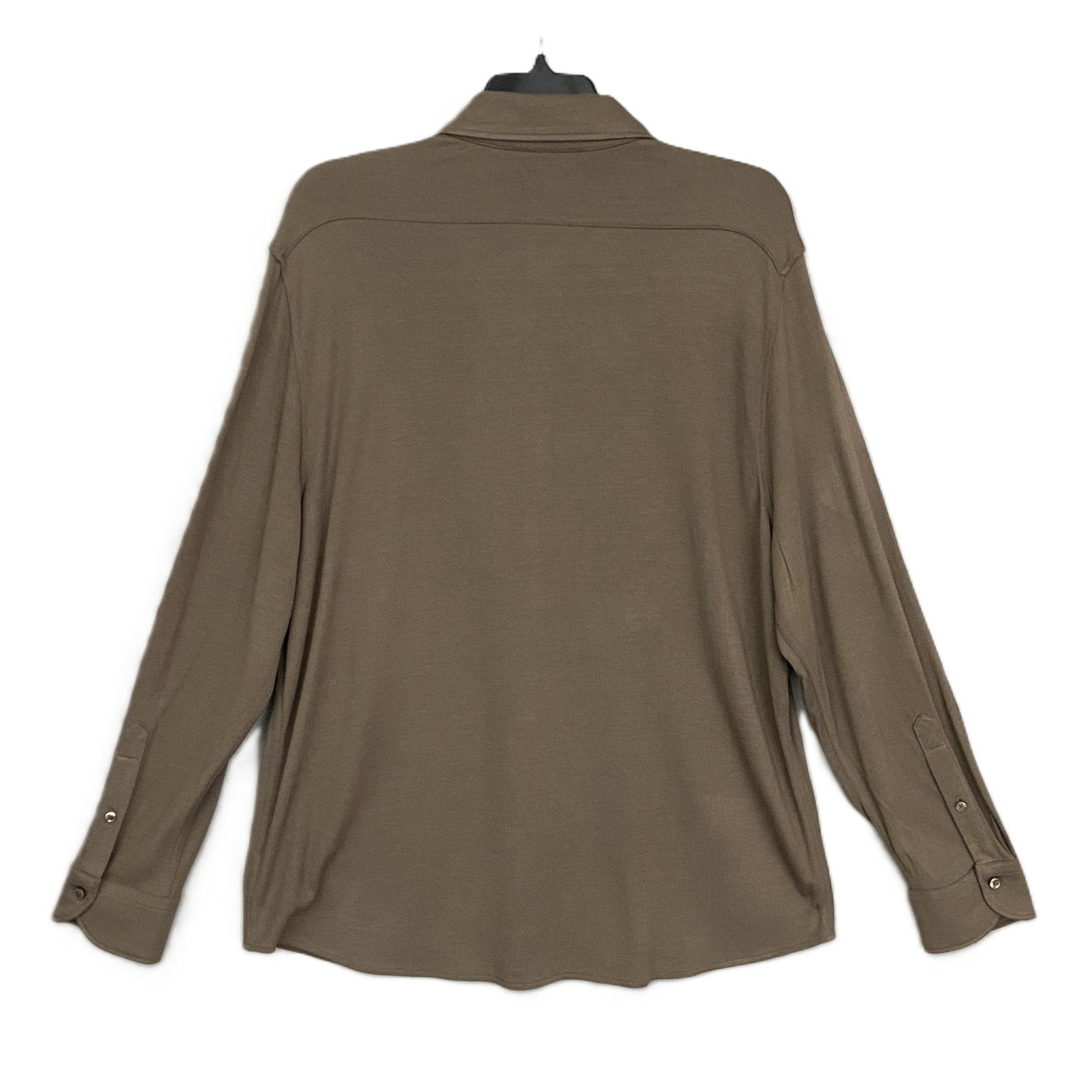 Daniel Cremieux Signature Collection Men's XXL Long Sleeve Polo Shirt Brown