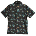Chubbies Performance Polo Shirt Men's Small "The Busy Lizard" Short Sleeve