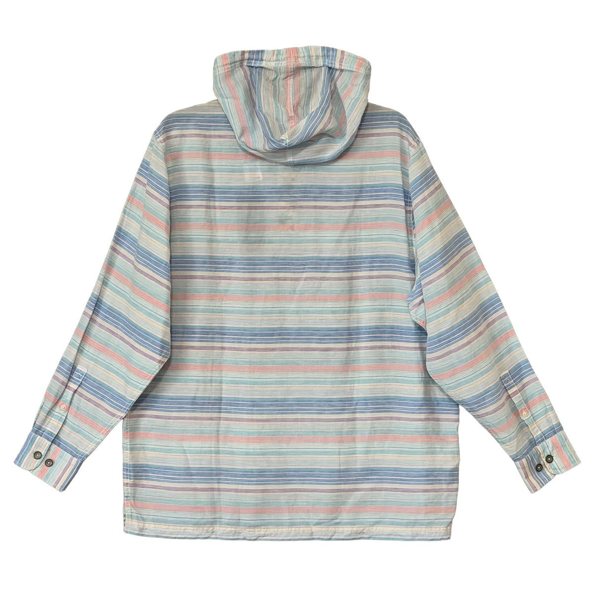 Tommy Bahama Shirt Men's Small Sand Linen Los Bellos Stripe Baja Brght Peach