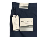 Perry Ellis Portfolio Pants Men's 36"x32" Modern Fit Dress Pants Mood Indigo