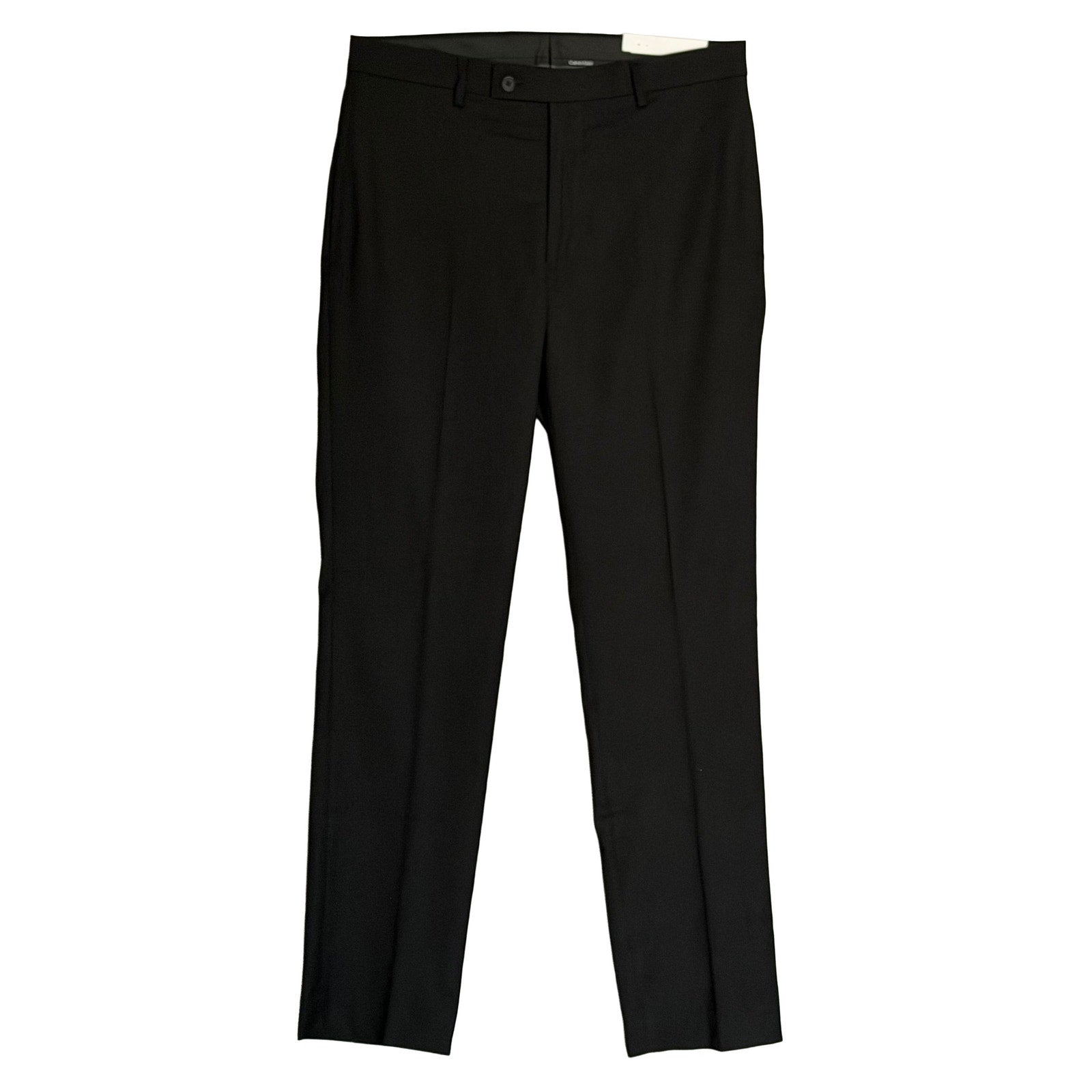 Calvin Klein Dress Pants Men's 32"x32" Jerome Slim Fit Stretch Solid Black