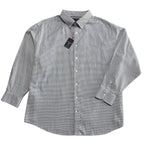 Daniel Cremieux Dress Shirt Men's 3XB Big & Tall Button-Down Stretch Check