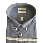 Roundtree & Yorke Shirt Big & Tall Men's 19 34/35 Dress Shirt Navy Blue