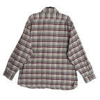 Daniel Cremieux Shirt Men's XXL Supima Cotton Cashmere Blend Gray/Wine Check