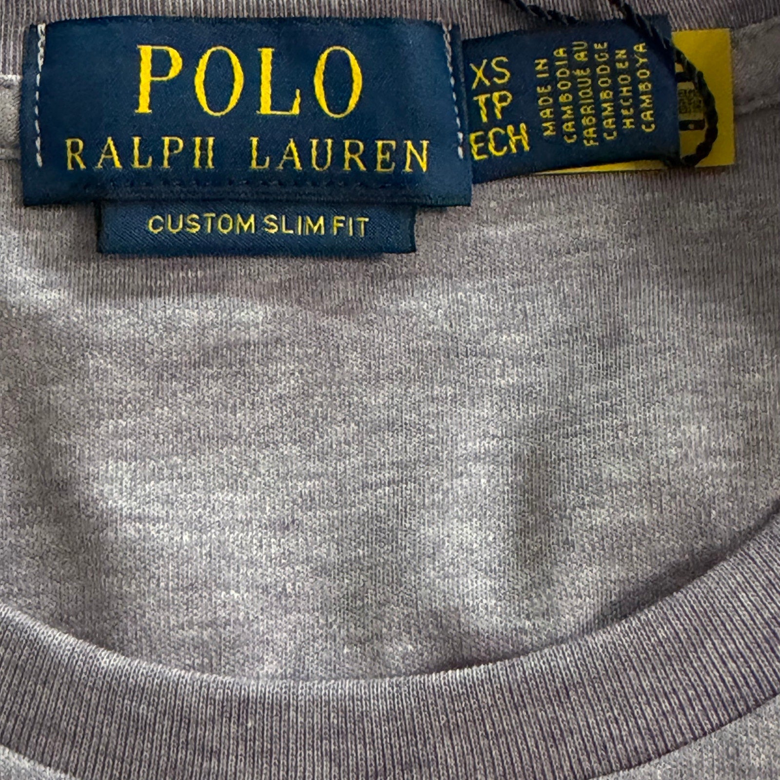Polo Ralph Lauren T-Shirts Lot of 2 Men's XS Short Sleeve Purple Heather