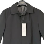 Calvin Klein Raincoat Overcoat Men's 36 Short MPARK Single-Breasted Black