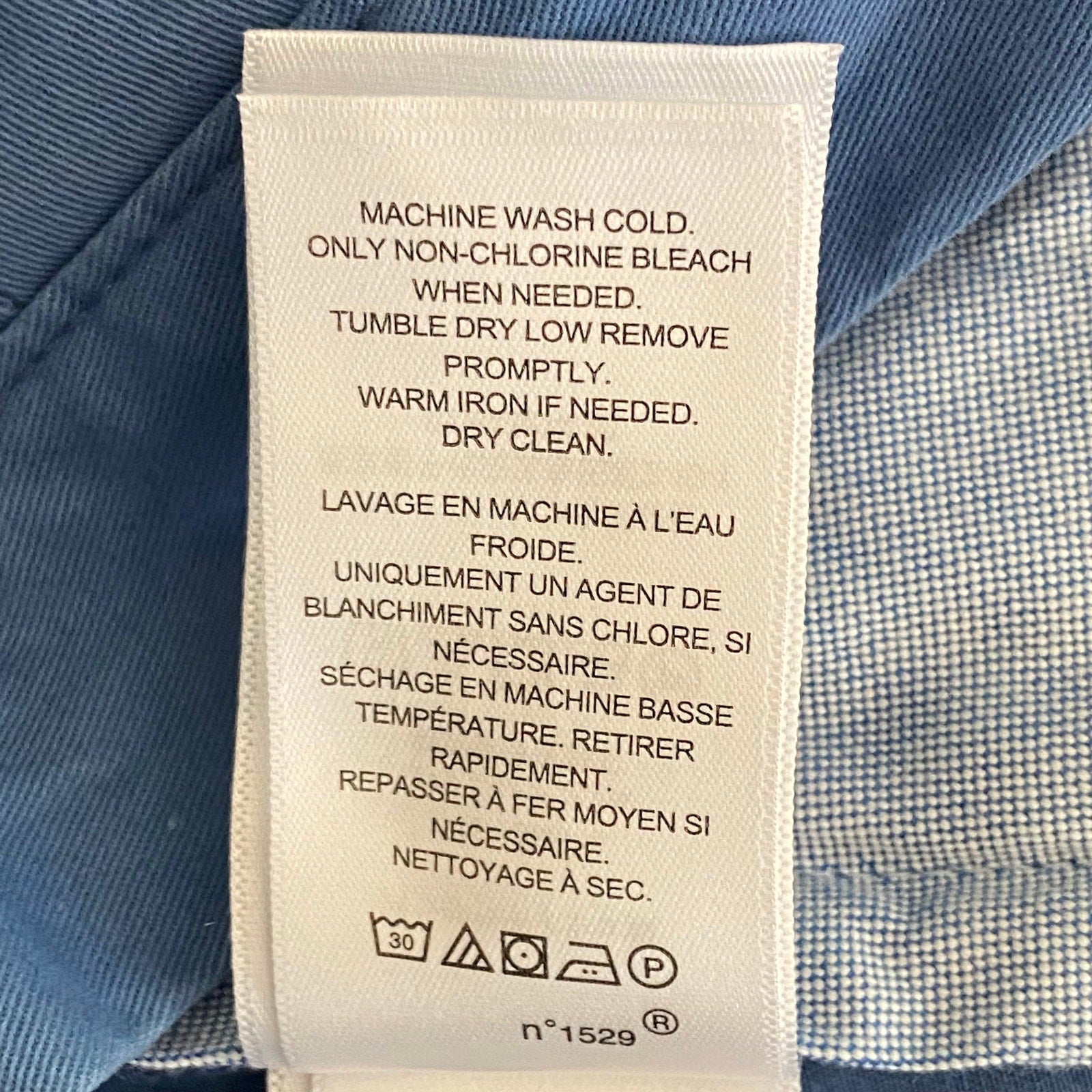 Polo Ralph Lauren Pants Men's 32x34 Slim Stretch Cotton Twill Chino Blue