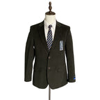 Nautica Sport Coat Men's 38 Regular Corduroy Modern Fit Stretch Dark Olive