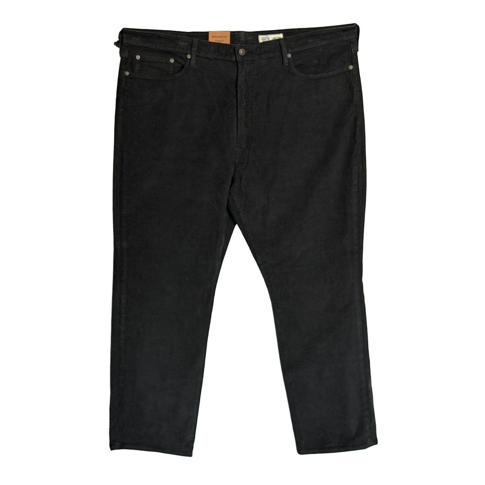 Daniel Cremieux Corduroy Pants Men's 46"x30" Straight Fit Stretch Charcoal