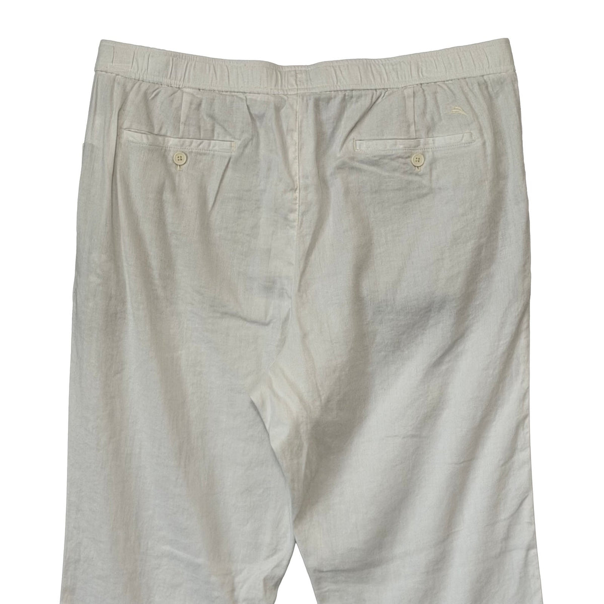 Tommy Bahama Beach Coast Linen E-Waist Pants Men's XLT Big & Tall White