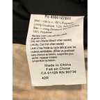 Tommy Hilfiger Men's 42 Regular Double-Breasted Belted Trench Coat Black