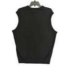 Daniel Cremieux Sweater Vest Men's Large Supima Cotton Cashmere Black
