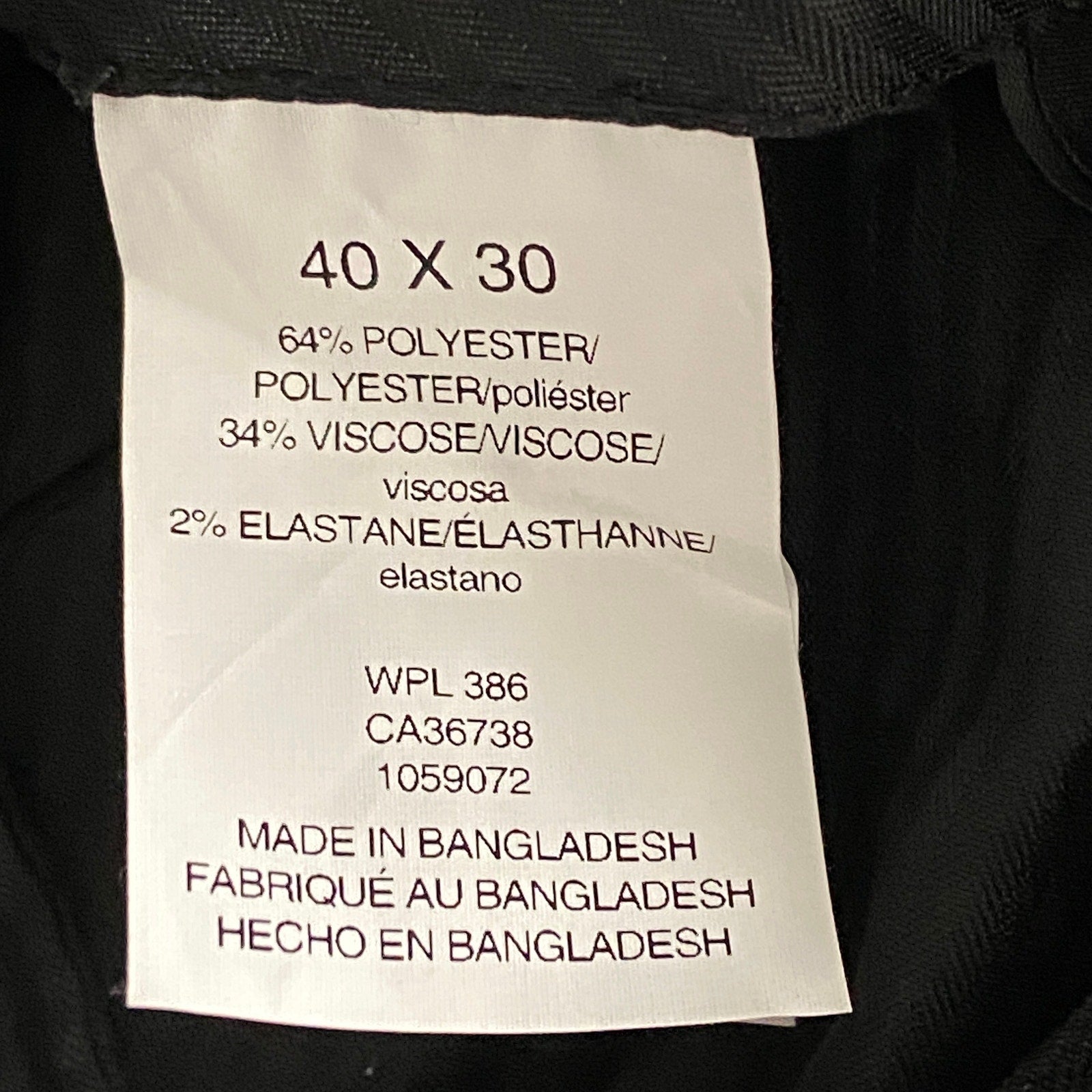 Haggar Premium Suit Pants Men's 40x30 Classic Fit Stretch Fabric Gray