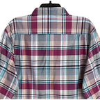 Tommy Bahama Men's XL "Lazlo Cheers Check" Shirt Silk Blend Stretch
