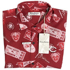 Tommy Bahama Baseball "The Bahama Coast" Men's Large Shirt Cincinnati Reds