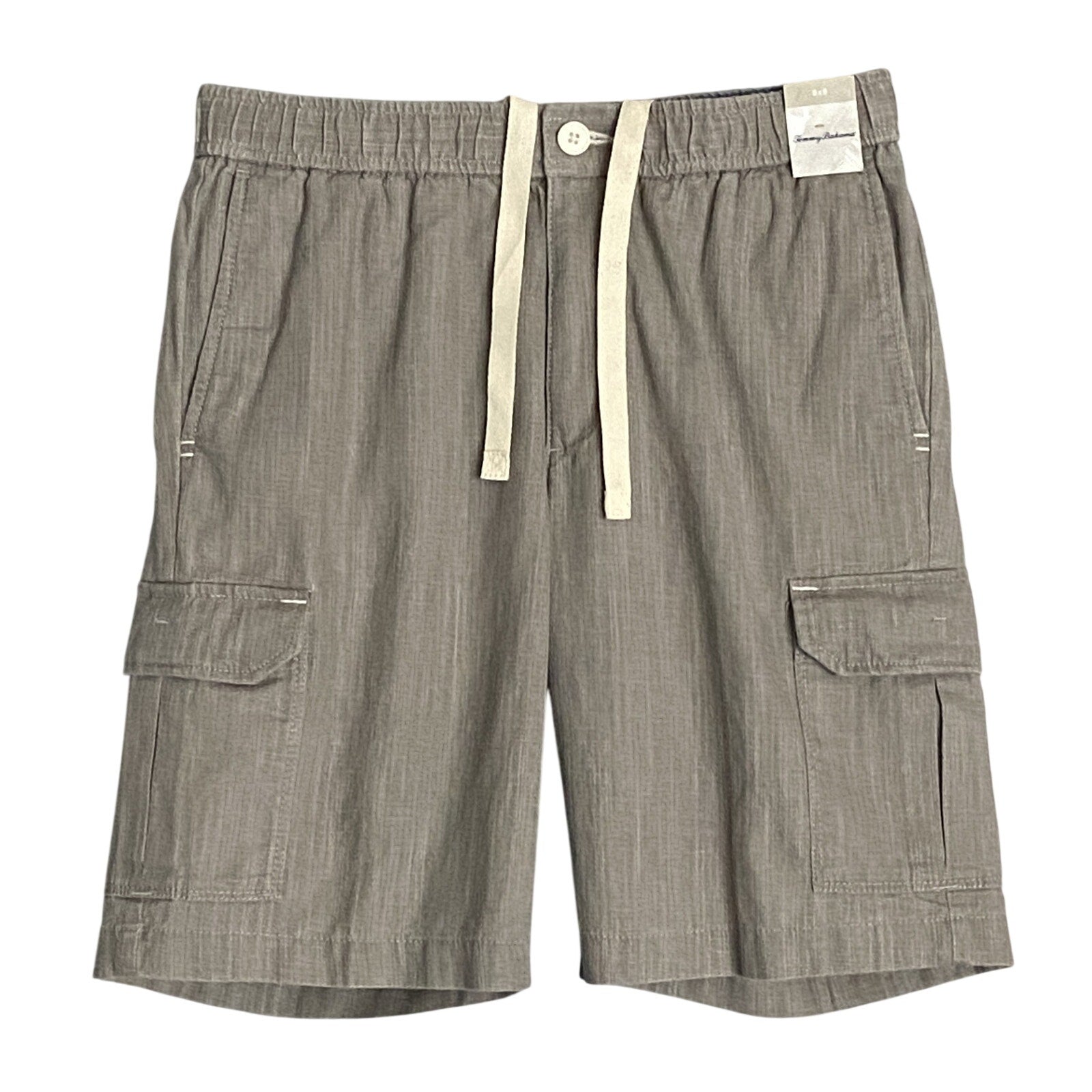 Tommy Bahama Shorts Men's Small x 9 "Linen the Dream" Cargo Linen Blend Grey