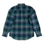 Tommy Bahama Shirt Men's Small Canyon Beach Flannel Fireside Check Seaway