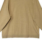 Murano Lux Textured Sweater Men's 4XT Big & Tall Crew Neck Light Khaki