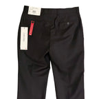 Calvin Klein Suit Pant Men's 32"x30" Slim Fit Stretch Navy Burgundy Check